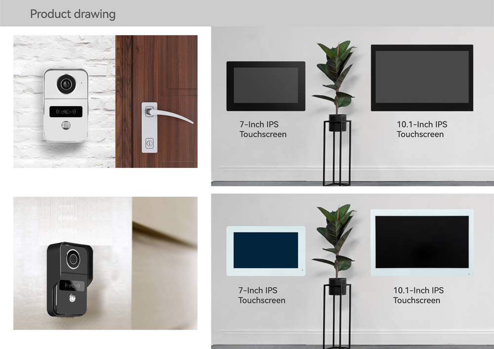 Smart Doorbell Wired - Per aggiungere 1 pz. di monitor
