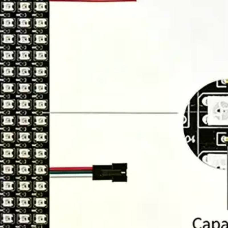 Rgb Led Matrix 8X8 - Modulo Pixel Intelligente WS2812B, Pannello Matrice