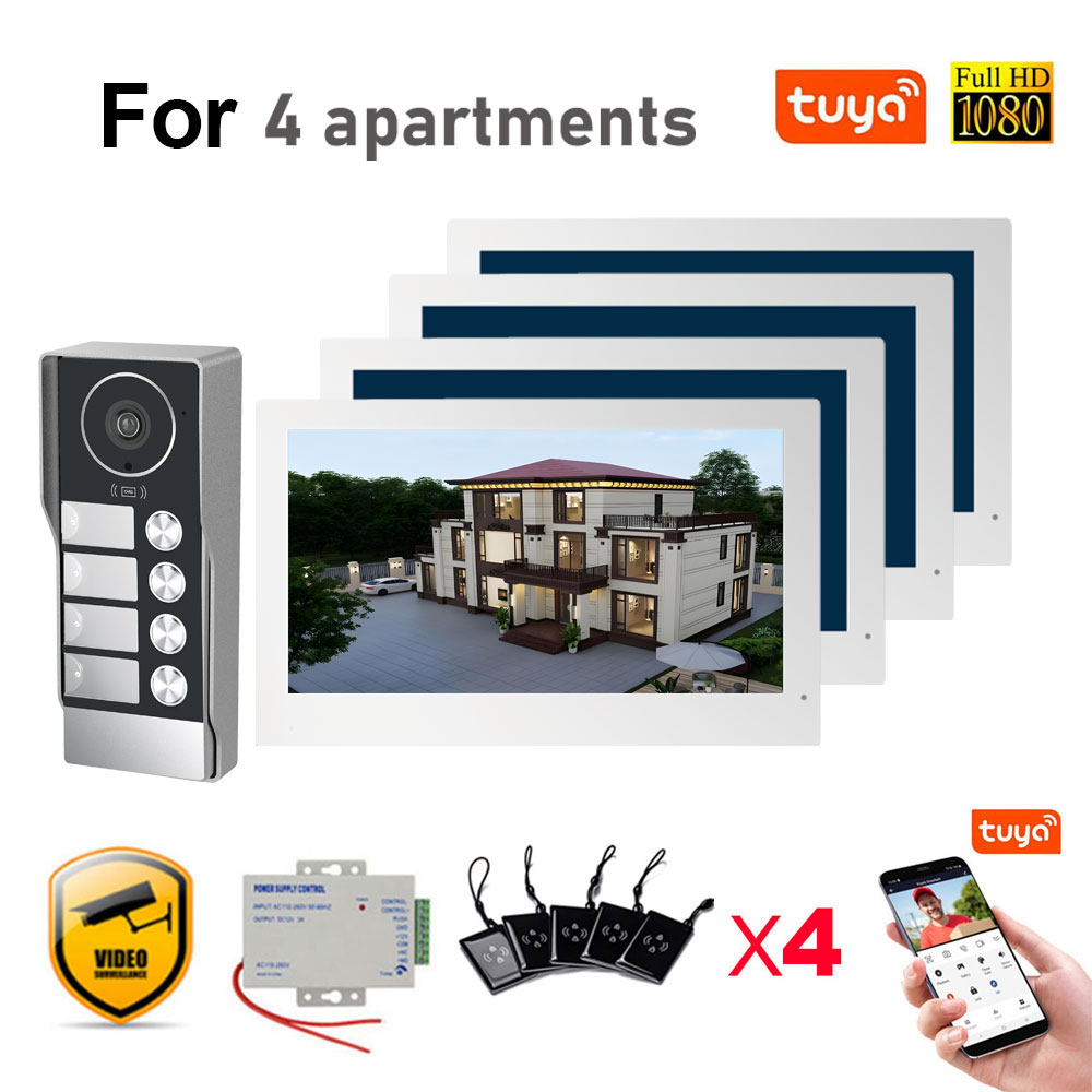 Smart Doorbell Wired - 7 pollici Touch Monitor Video Wifi
