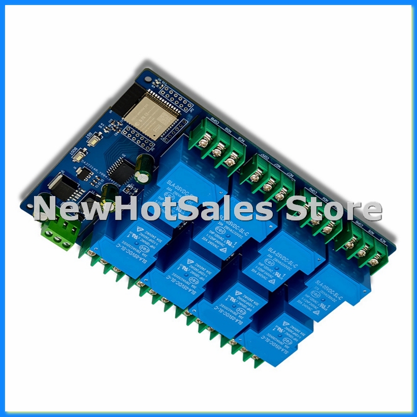 Modulo relè a 8 canali 30A DC7 - Relay 8 Channel Board recensione e prezzo