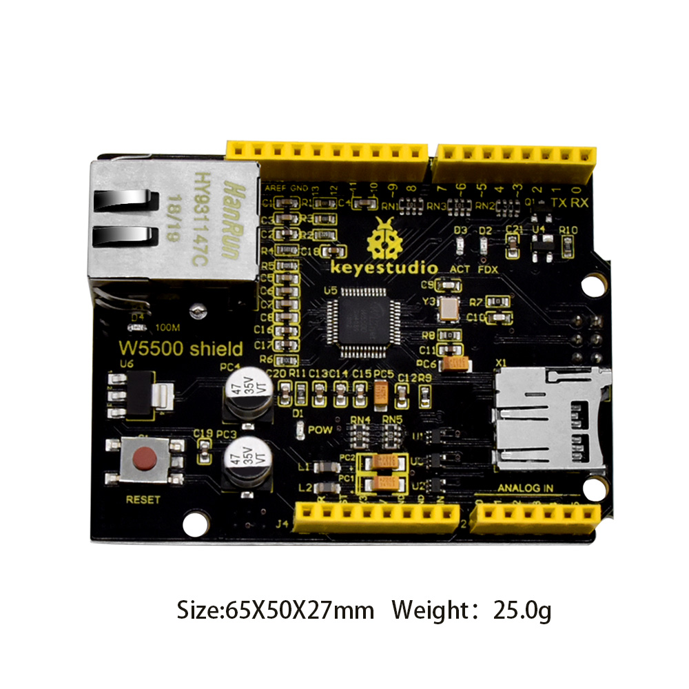 Scheda di espansione di contro - Ethernet Module W5500 recensione e prezzo