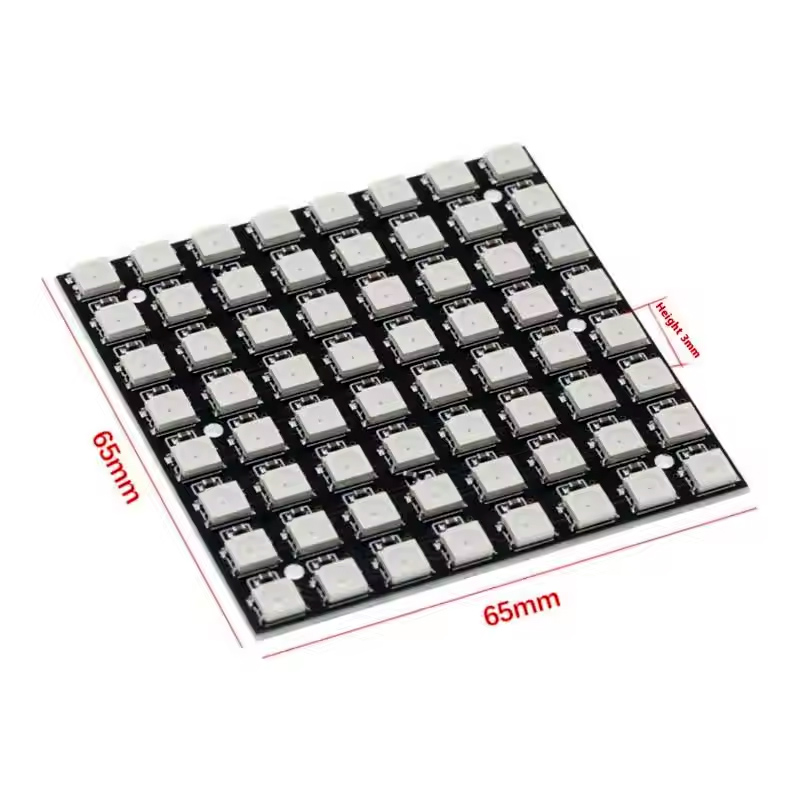 Modulo Matrice LED WS2812 5050 - Rgb Led Matrix 8X8 recensione e prezzo