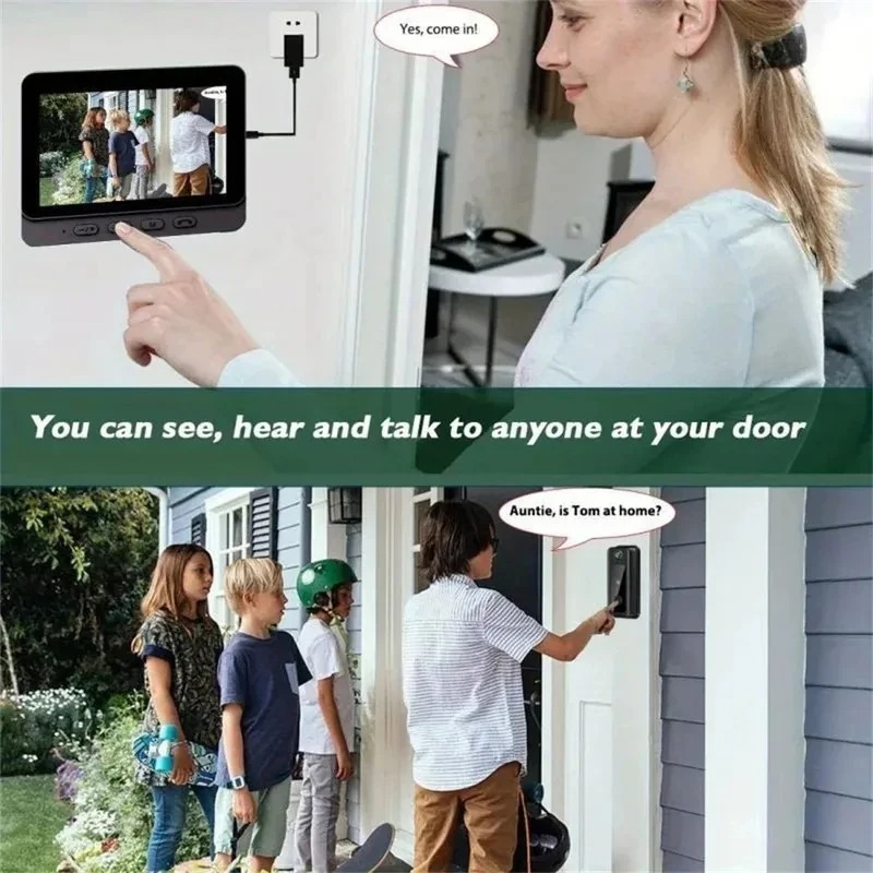Campanello Intelligente M8 con - Smart Doorbell Wired recensione e prezzo